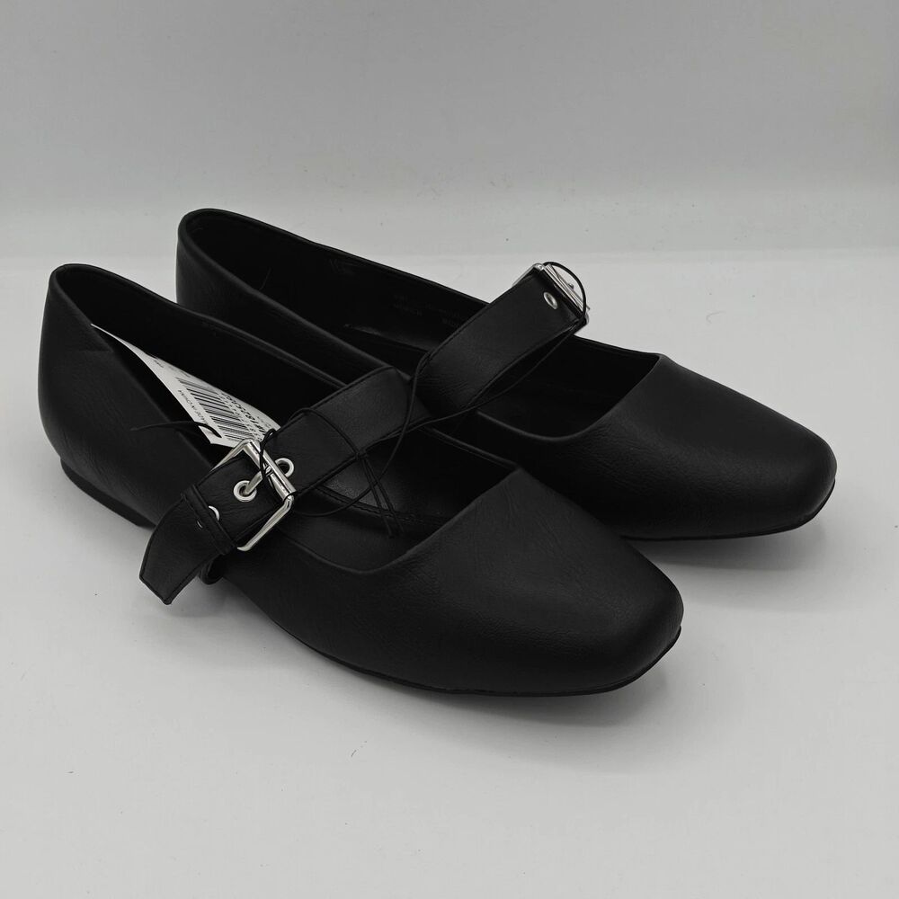 DV By Dolce Vita Womens Munich Flat Shoes Shoes Ivory/ Black - Picture 2 of 5